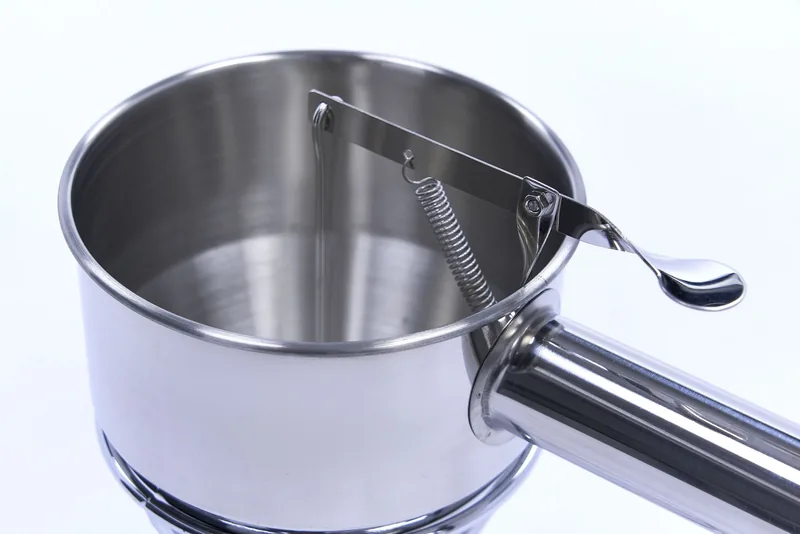 Gastro Teigspender, 1,3 l, Edelstahl, einschließlich Dosierungstaste