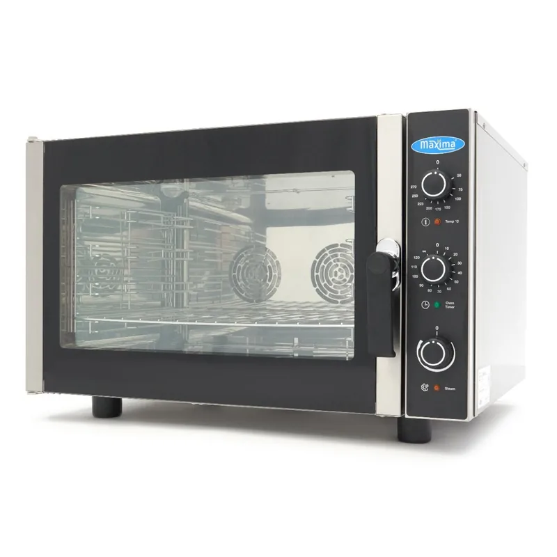 Gastro Combi, Dampfofen, Passt 4 Tabletts (1/1 GN / 60 x 40 cm), Analog, 400V
