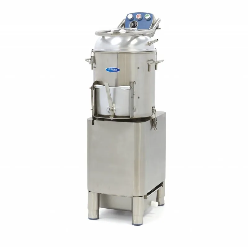 Gastro Kartoffelschälmaschine, 15 kg, 300 kg/h, Eingebauter Timer