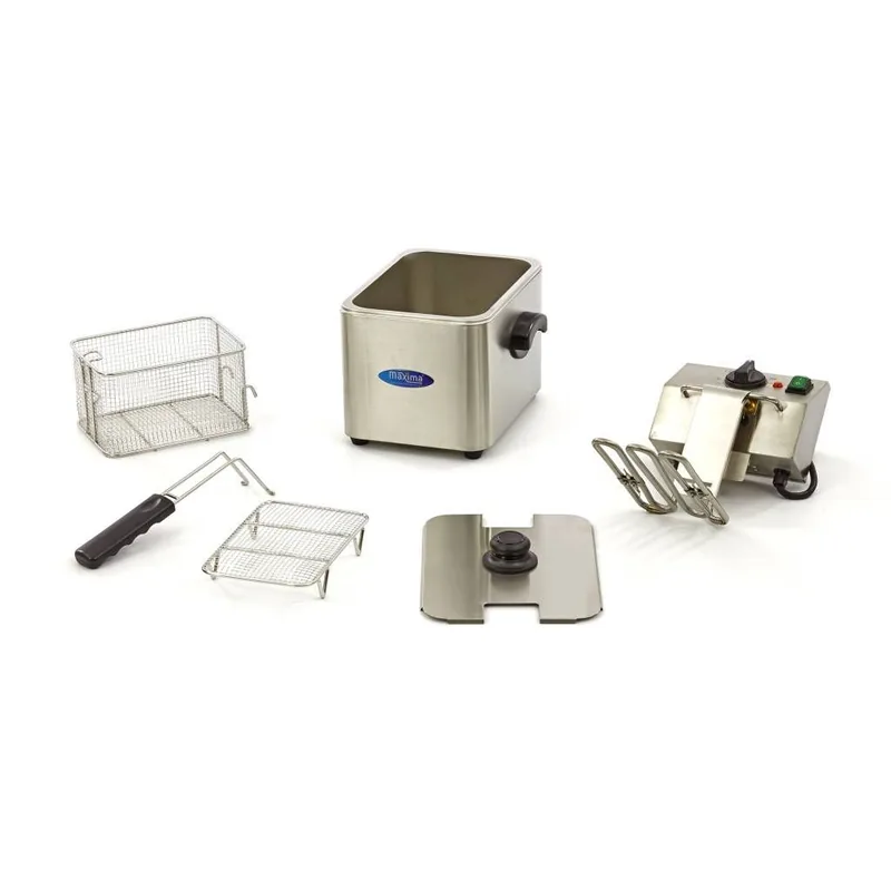 Gastro Fritteuse, 4 l, 1 Korb, Bis zu 1 kg Pommes Frites