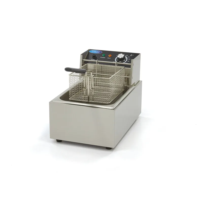 Gastro Fritteuse, 6 l, 1 Korb, Bis zu 1,2 kg Pommes Frites